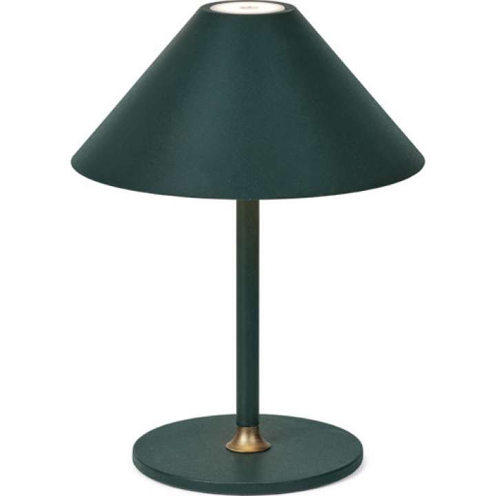 Priser på Halo Design Hygge genopladelig bordlampe, H20 cm, mørkegrøn