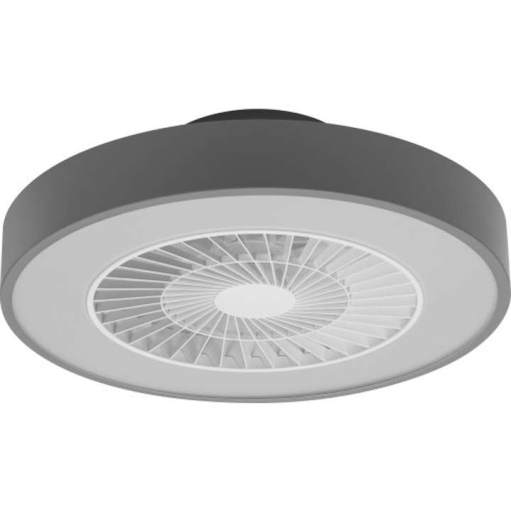 Priser på Ledvance Smart+ Wifi Round loftventilator med lys, justerbar hvid, grå