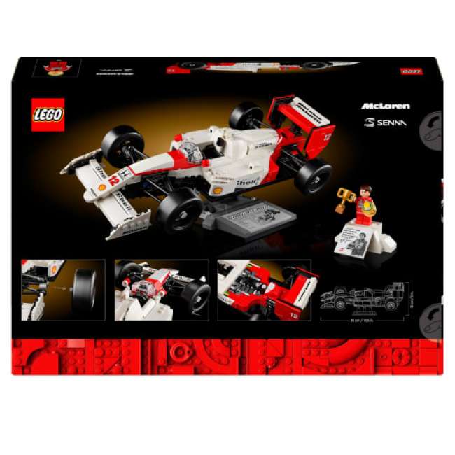 Priser på LEGO Icons McLaren MP4/4 og Ayrton Senna