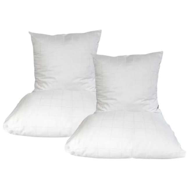 Priser på Omhu sengetøj - Mega tern - Hvid - 2 stk.