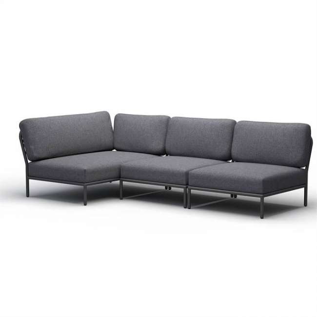 Priser på HOUE - LEVEL loungesæt - Setting 6 - Grey - Stofgruppe Basic