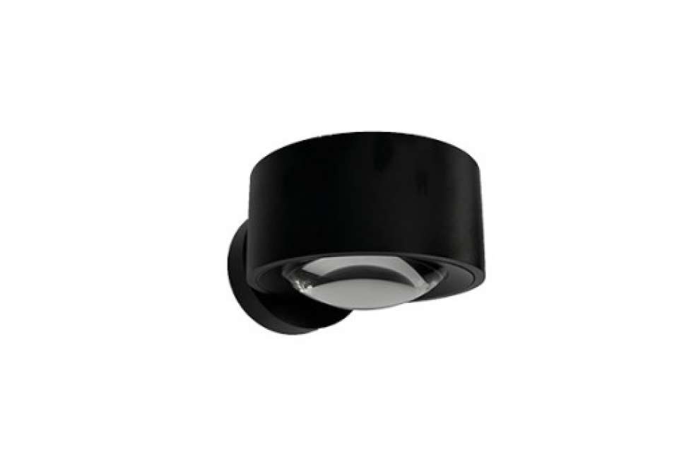 Priser på Antidark Easy Lens væglampe, justerbar lysfarve, sort