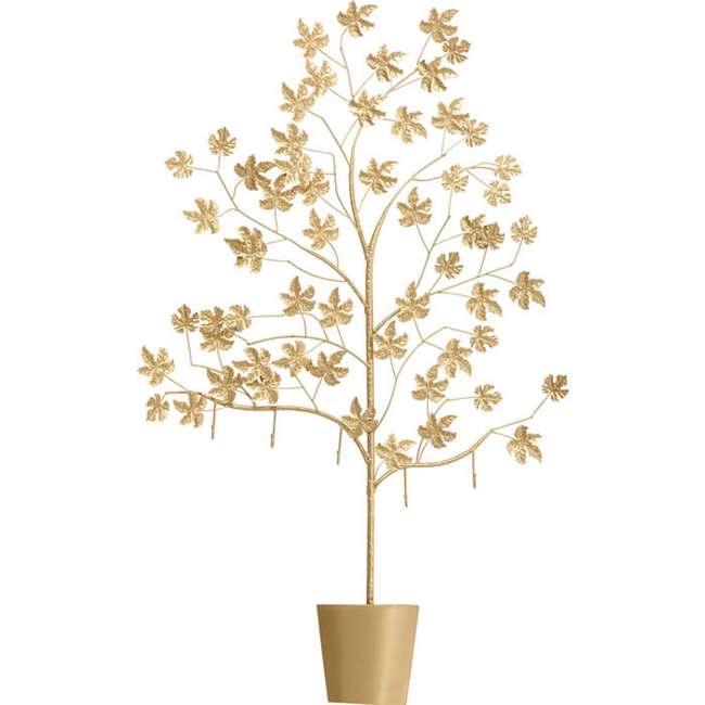 Priser på KARE DESIGN Leafline Gold knagerække, m. 5 knager - guld stål