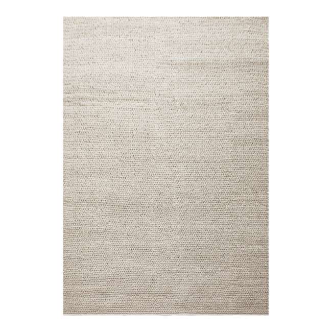 Priser på HOUSE NORDIC Mandi gulvtæppe, rektangulær - natur uld/bomuld (160x230)