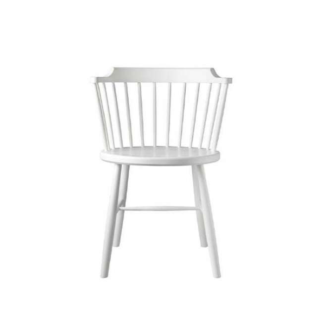Priser på FDB Møbler - J18 spisebordsstol med armlæn - bøg, hvid