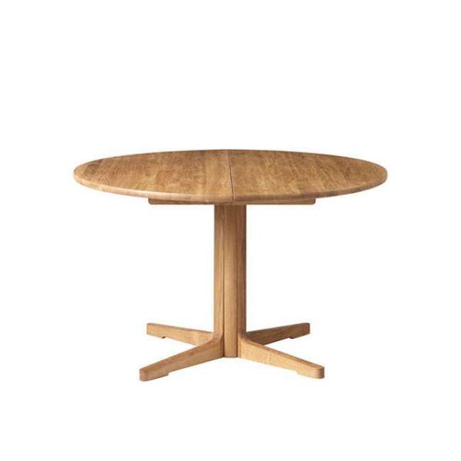 Priser på FDB Møbler - C69E Ry spisebord, olieret eg - Ø:120 cm