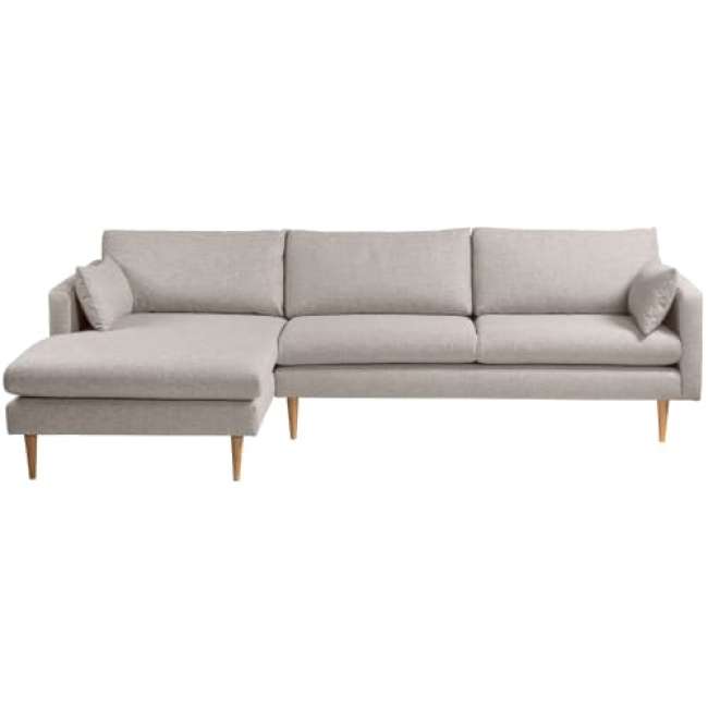 Priser på Living & more 3 pers. sofa med chaiselong - Malte - Sand
