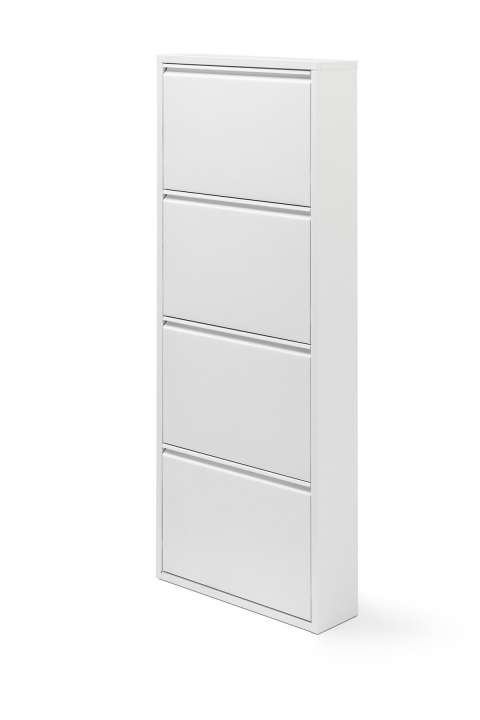 Priser på FUNZI LIVING GGMBAYK4001 skoskab, m. 4 låger - hvid metal