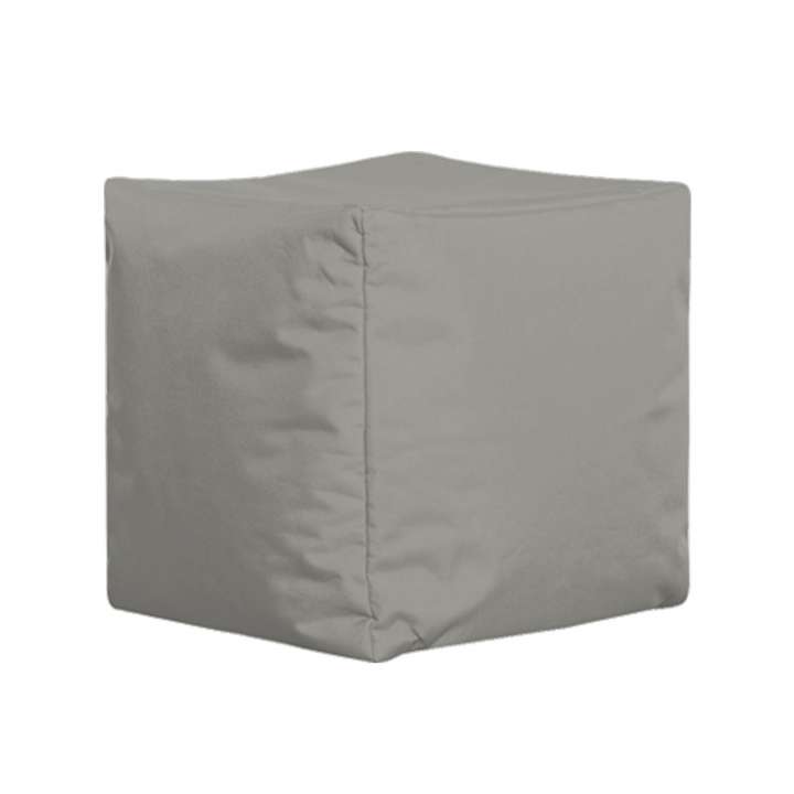 Priser på NORDVÄRK udendørs puf, kvadratisk - røgfarvet polyester (45x45)