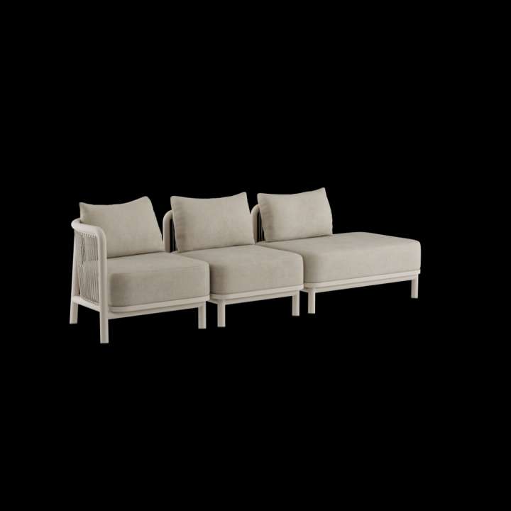 Priser på Kirra Lounge Sofa - 3 seater w/ open end