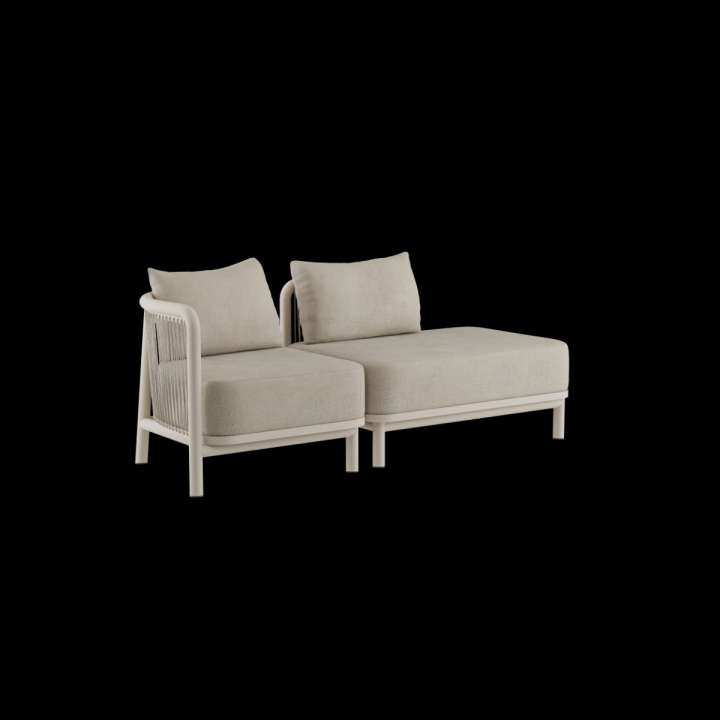 Priser på Kirra Lounge Sofa - 2 seater w/ open end