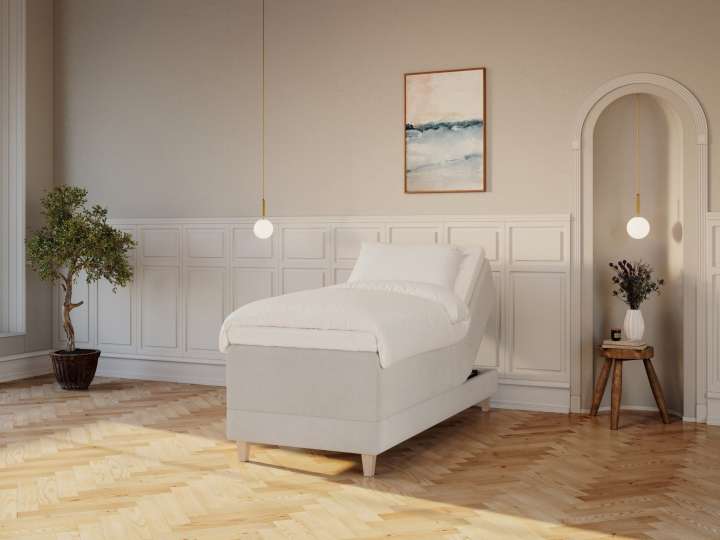 Priser på Aura Nordlys | 90x200 | Bouclé cream