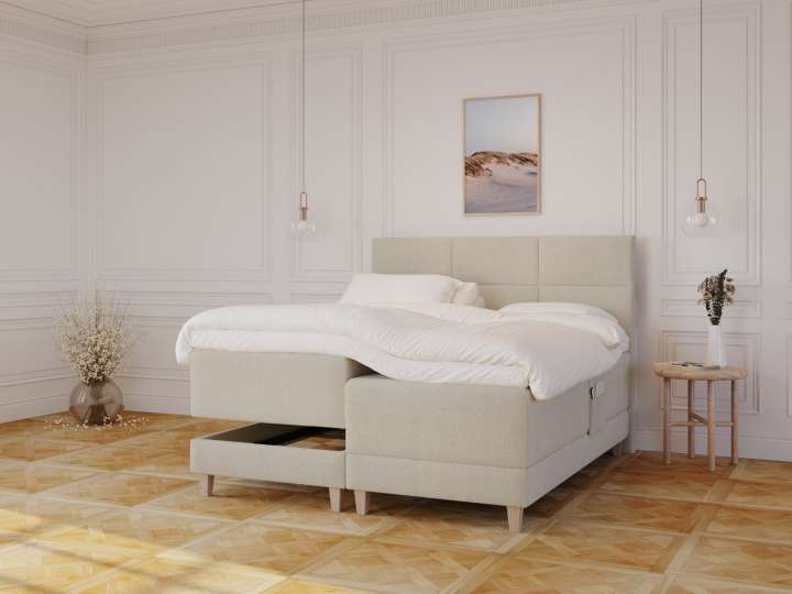Priser på Aura Fjord | 180x210 | Bouclé cream