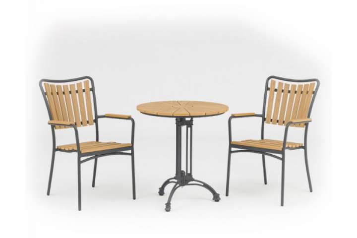 Priser på DaneLine Adam Cafésæt - Nonwood - Ø70 cm - Grå