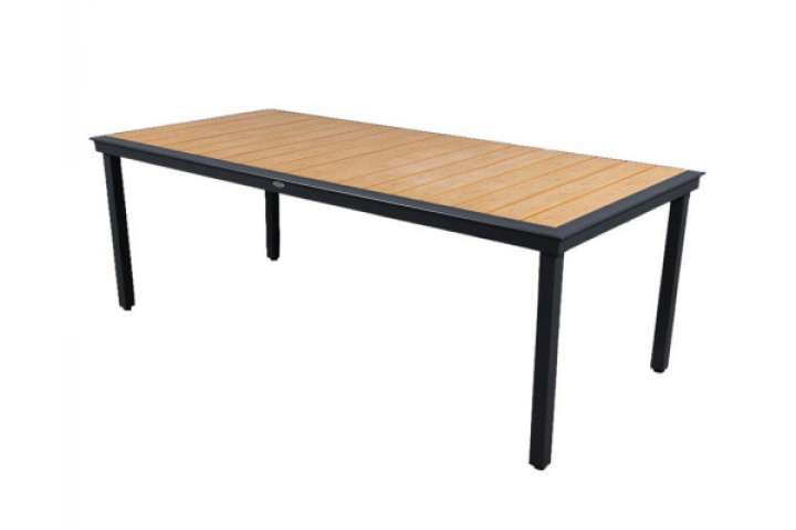 Priser på DaneLine Adam Havebord - Nonwood - 102x216 cm - Grå