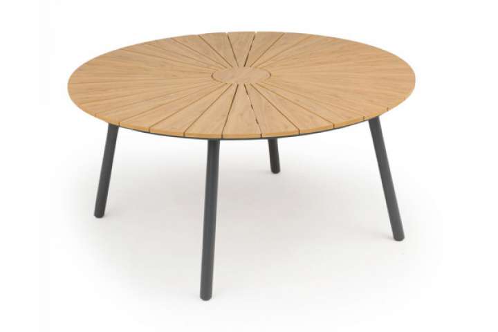 Priser på DaneLine Adam Havebord - Nonwood - Ø130 cm - Grå