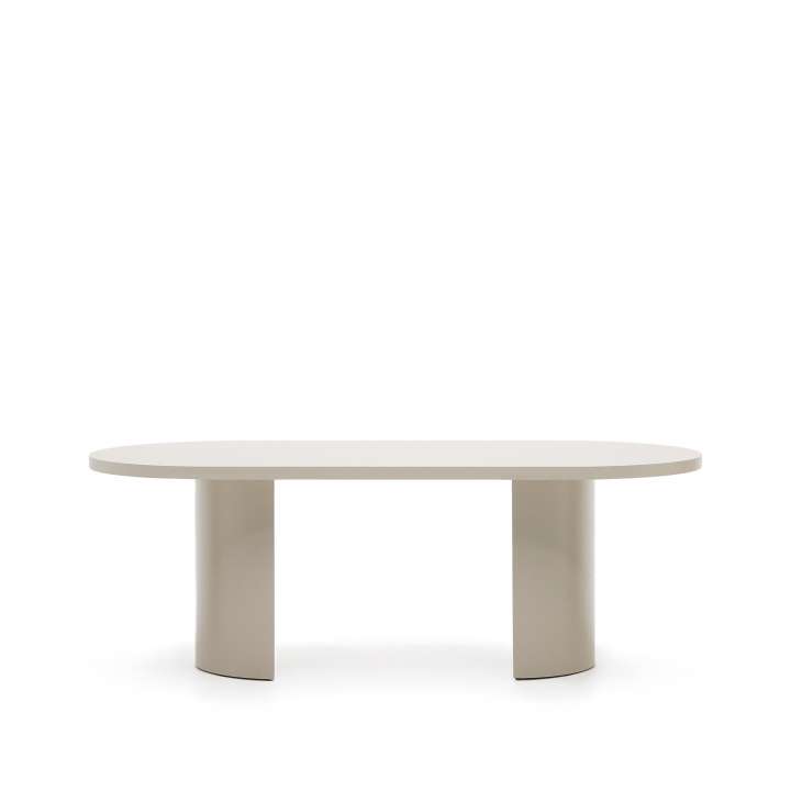 Priser på KAVE HOME Nealy bord i lakeret MDF i ecru finish, 200 x 100 cm