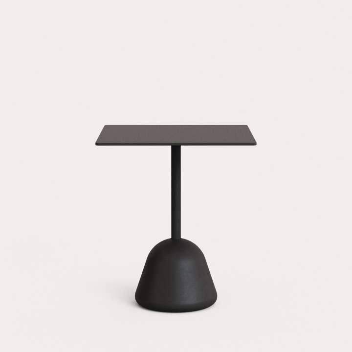 Priser på KAVE HOME Tiaret bord med sort plade og sort cementbund Ãƒ68x73 cm