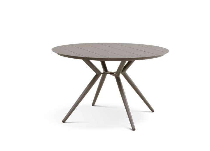 Priser på Korfu havebord, rund - stone grå aluminium (Ø126)