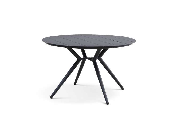 Priser på Korfu havebord, rund - antracitgrå aluminium (Ø126)