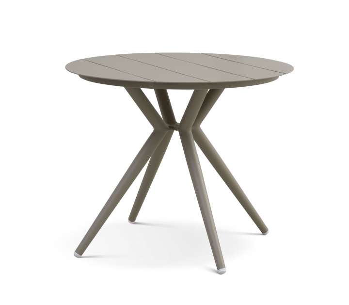Priser på Korfu havebord, rund - stone grå aluminium (Ø90)