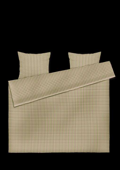 Priser på Juna - Bæk & Bølge Sengetøj 200x220 cm grøn/soft pink