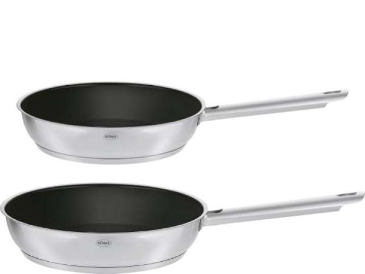 Priser på Rösle - PureElements Stegepandesæt Dia 20+28 cm Stål/Sort