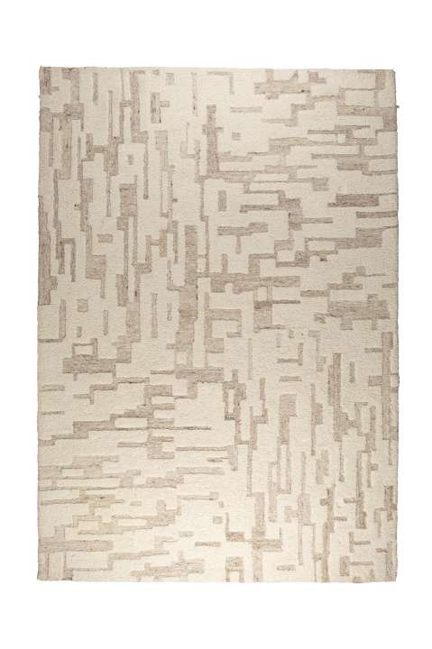 Priser på ZUIVER Hills gulvtæppe, rektangulær - beige uld (200x300)