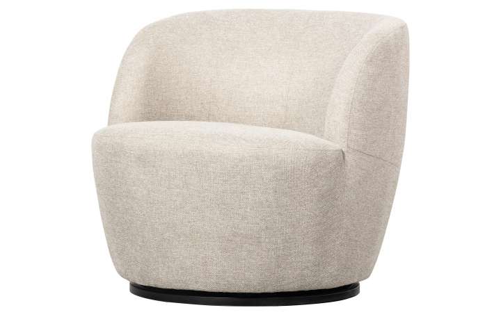 Priser på WOOOD EXCLUSIVE Serra drejestol - offwhite polyester
