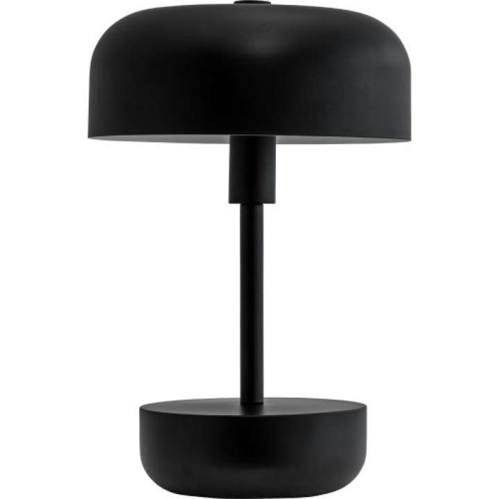 Priser på Dyberg Larsen Haipot genopladelig bordlampe, sort