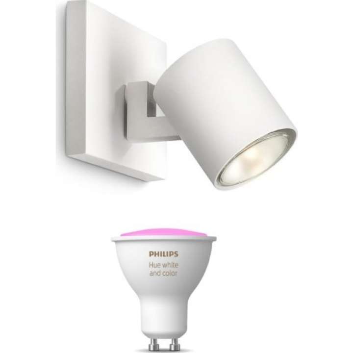 Priser på Philips Runner 1-Spot med Hue White Color Ambiance pære