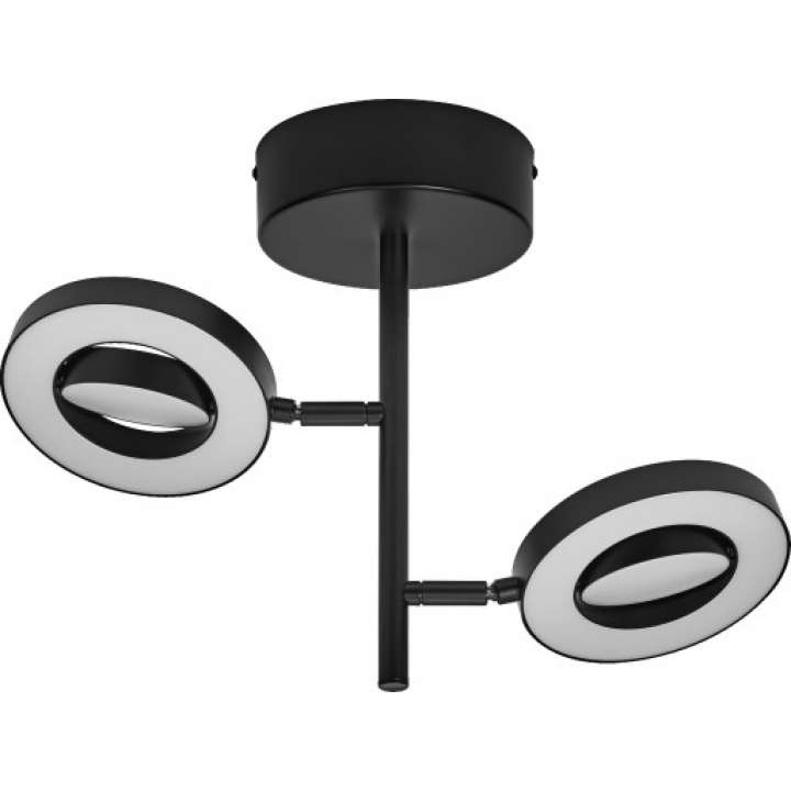 Priser på Ledvance Saturn spotlampe, sort