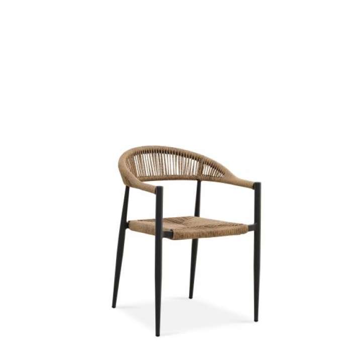 Priser på Trinidad havestol, m. armlæn - rattan og antracitgrå aluminium