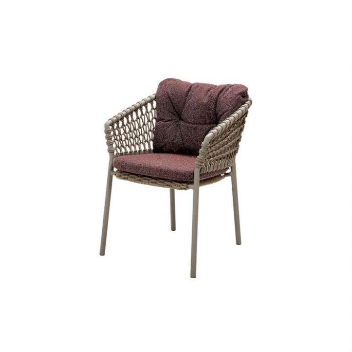 Priser på Cane-Line Ocean havestol - Taupe - Hynde i Wove Dark bordeaux