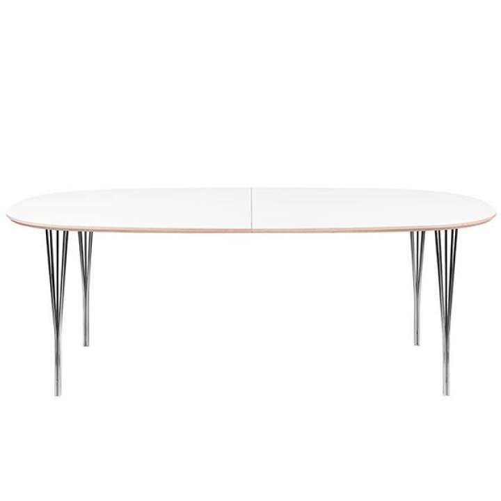 Priser på Haslev Symphony 78 spisebord - laminat/splitben - 105 x 200 cm.