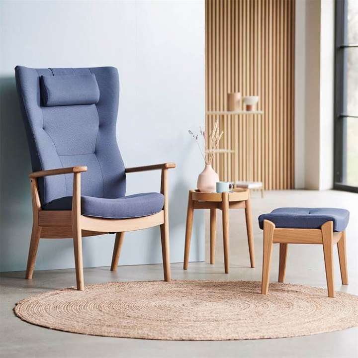 Priser på Farstrup Comfort - Plus 5960 - Lænestol med skammel