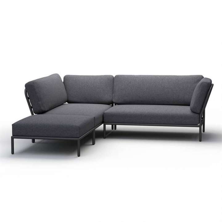 Priser på HOUE - LEVEL loungesæt - Setting 4 - Dark grey - Stofgruppe Basic