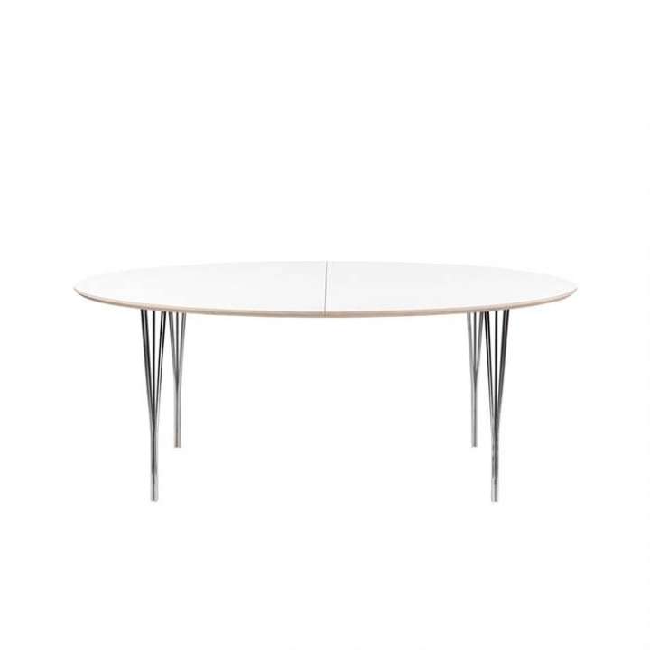 Priser på Haslev Symphony 76 spisebord - laminat/splitben - 105 x 180 cm.
