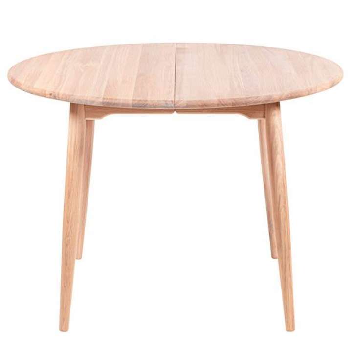 Priser på Haslev Symphony 92 spisebord - massiv/træstel - Ø120 cm.