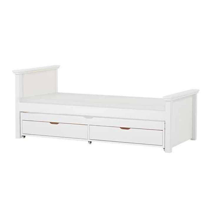 Priser på Hoppekids DELUXE seng m. udtræksseng og madras - 90x200 cm