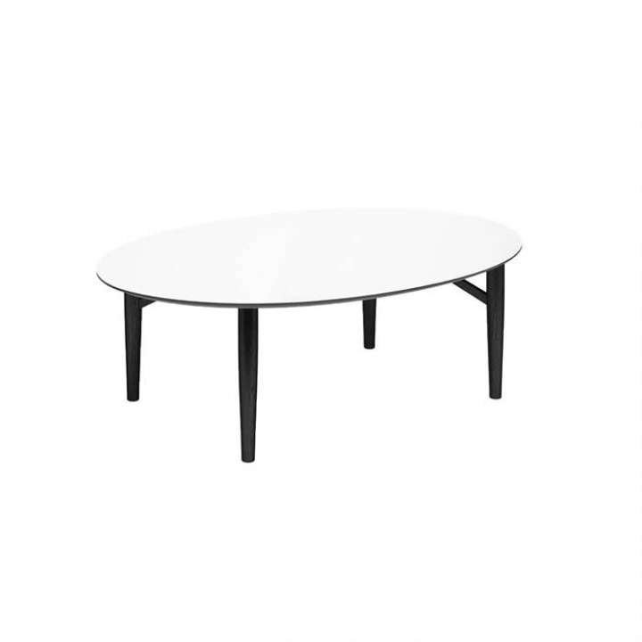 Priser på Thomsen Furniture - Katrine sofabord - Ellipse - 90x128 cm - Shadow Ker