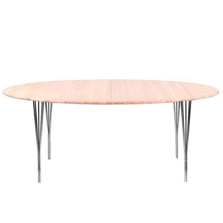 Priser på Haslev Symphony 76 spisebord - massiv/splitben - 105 x 180 cm.
