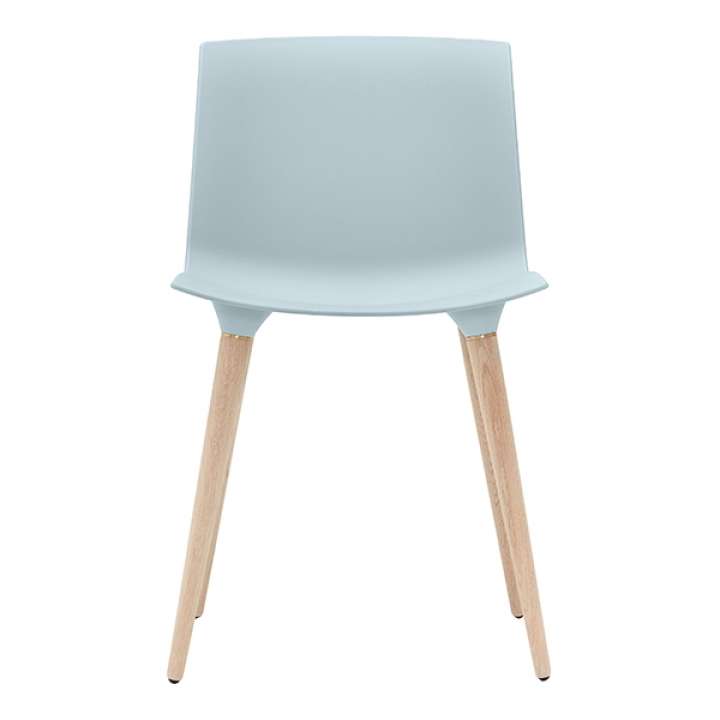 Priser på Andersen Furniture TAC spisebordsstol - plast - Isblå - Hvidpigmenteret mat lak