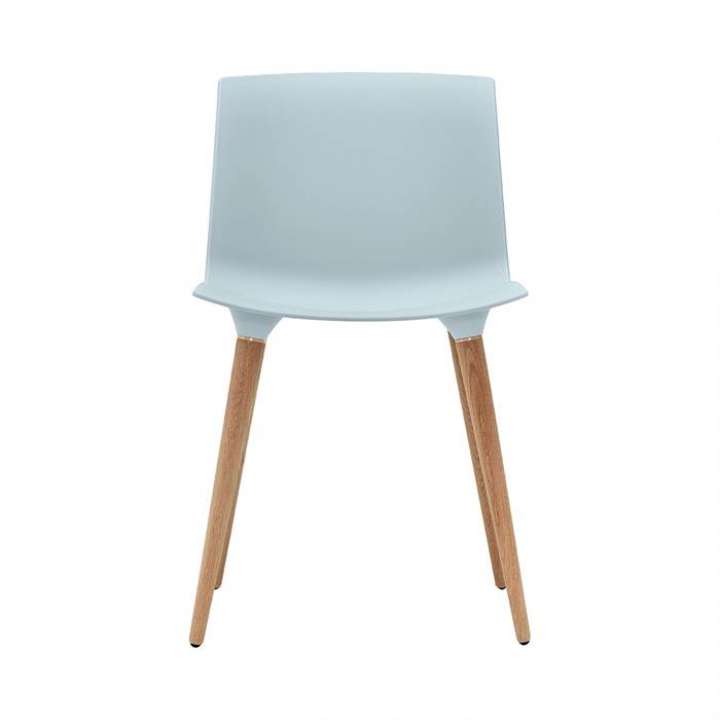 Priser på Andersen Furniture TAC spisebordsstol - plast - Isblå - Mat lak stel