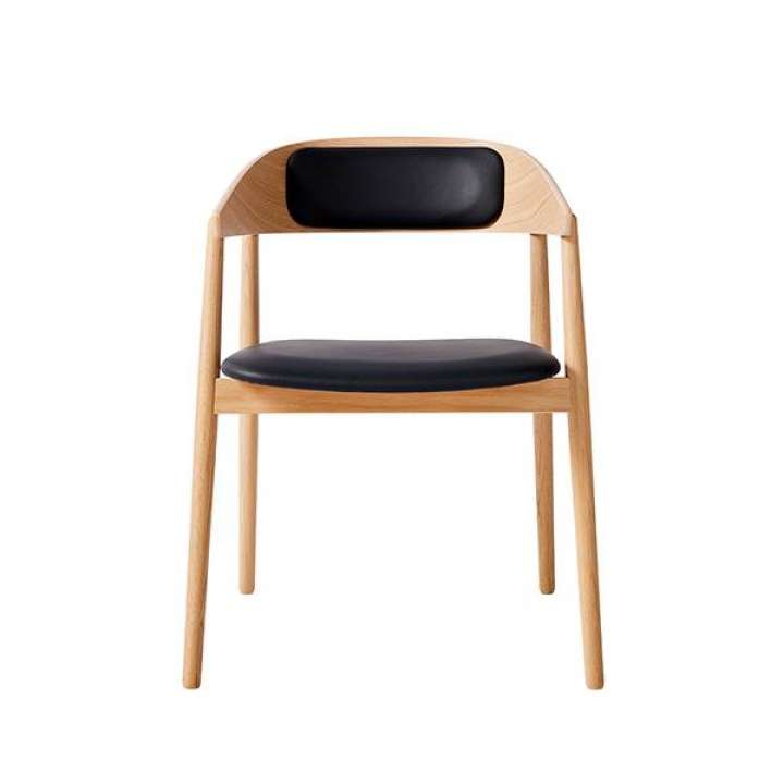 Priser på Andersen Furniture AC2 spisebordsstol - Polstret sæde & ryg - Hvid mat lak
