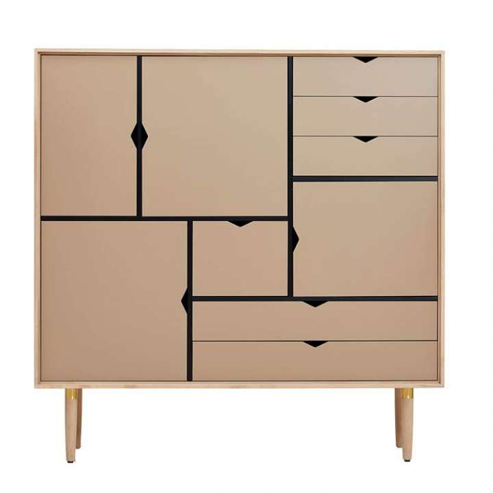 Priser på Andersen Furniture S3 opbevaring - Kashmir - Hvidolieret eg