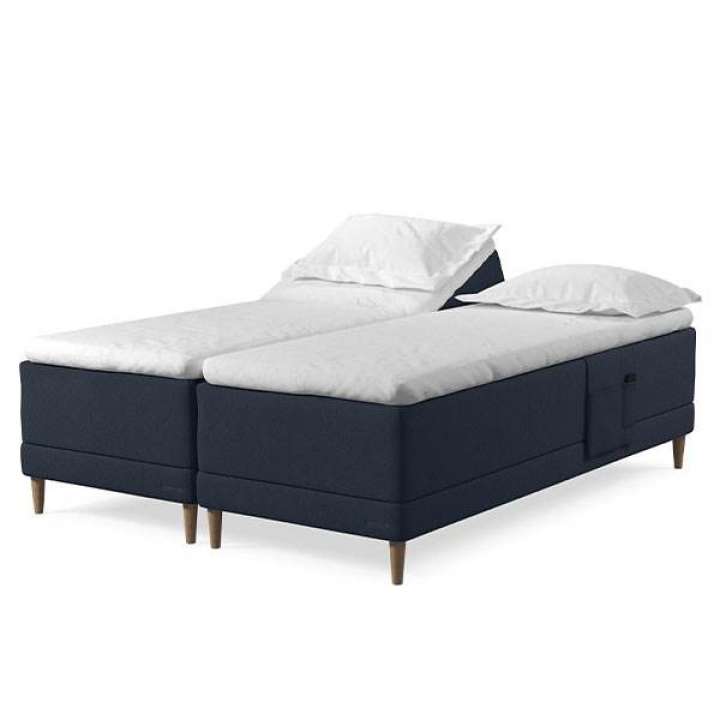 Priser på Dunlopillo Passion Box elevationsseng - 180x200 cm - Structure mørkeblå