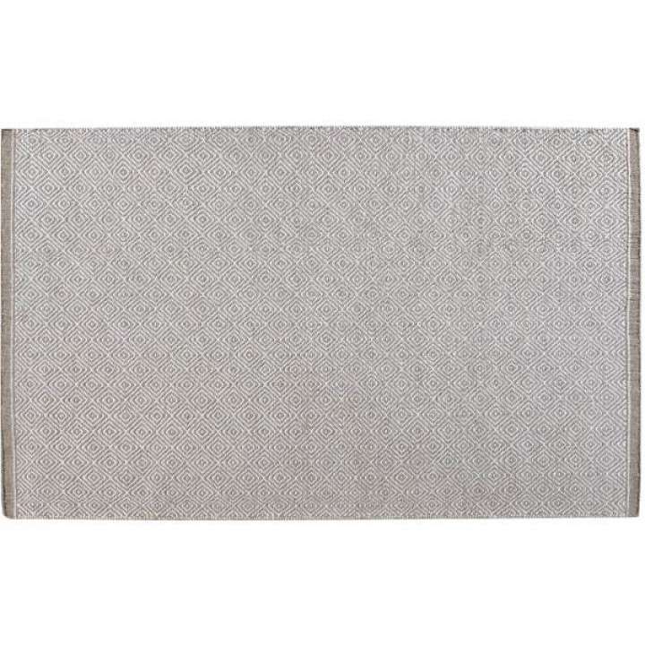 Priser på C. Olesen - Kelim tæppe - Idun - Hvid/Mørk beige