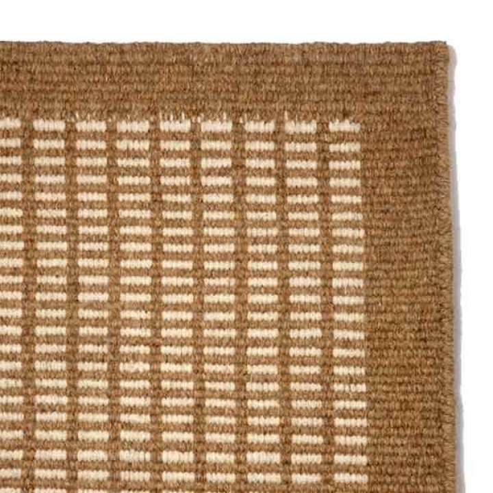 Priser på C. Olesen Luxor tæppe - 80 x 325 cm. - Mørk beige/hvid