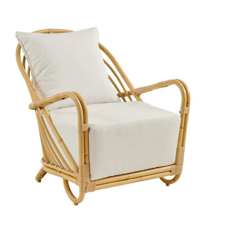 Priser på Sika Design Charlottenborg lænestol - Natural - inkl. hynde i B451 Beige
